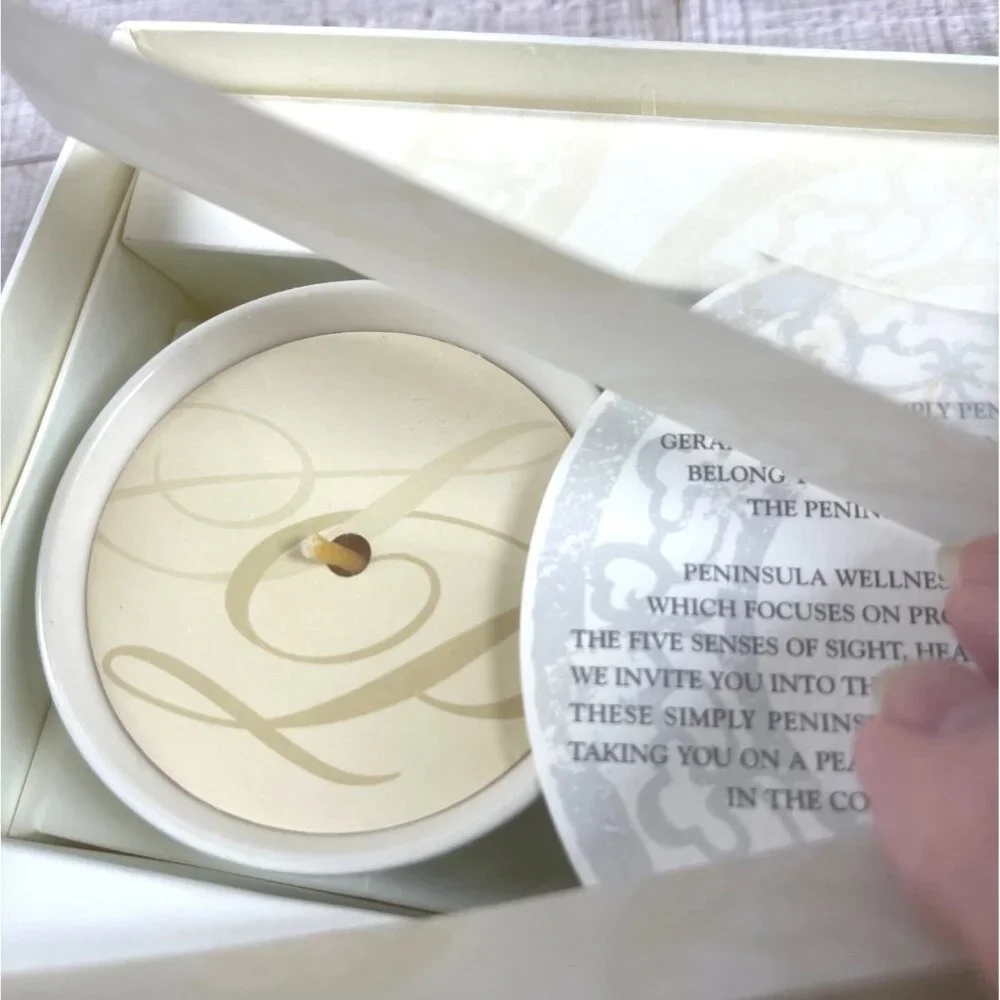 Peninsula Hotel Spa Candle Set Luxury Exotic Fragrance Relaxation CD Gift Box